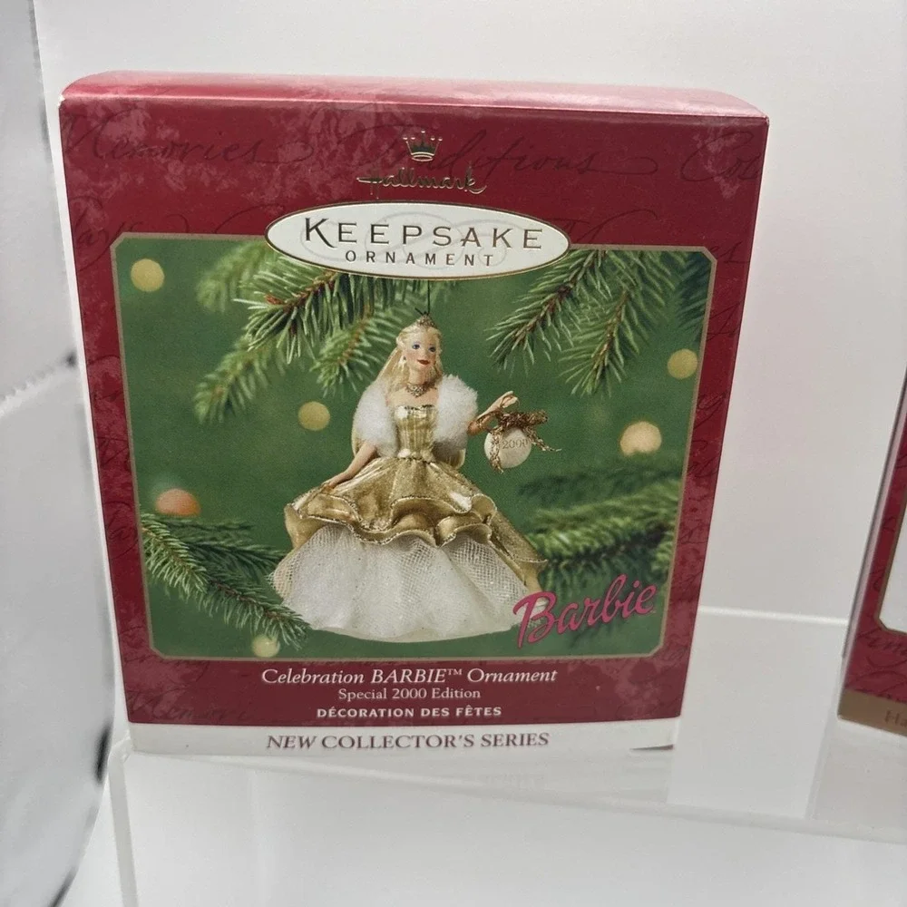 Hallmark Keepsake Ornaments~Lot of 3~Our Little Princess/Harley Davidson Barbie